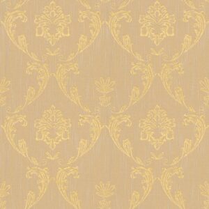 Tadessi Tapete Barock Giulia M1 No 2173 Vliestapete Gold Beige Ornament Barocktapete