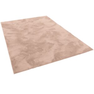 Pergamon Luxus Super Soft Fellteppich Pearl Altrosa 80x150cm