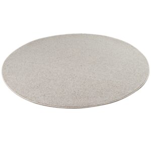 Snapstyle Natur Teppich Wolle Berber Grau 133cm Rund