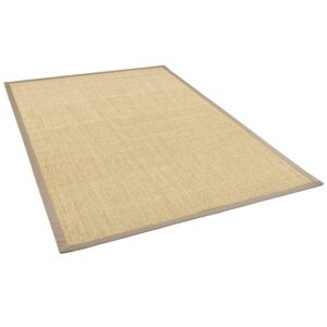 Pergamon Sisalteppich Natura Klassisch mit Bordüre Creme Taupe 60x110cm