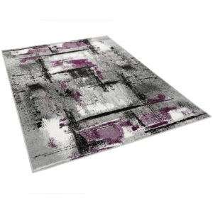 Pergamon Designer Teppich Samba Modern Urban Purple 190x280cm