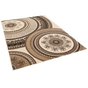 Pergamon Teppich Trendline Mandala Beige 140x200cm