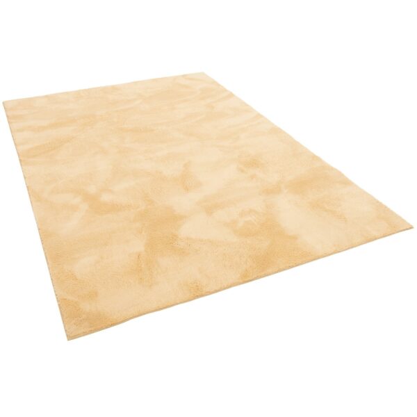 Pergamon Luxus Super Soft Fellteppich Pearl Gelb 80x150cm