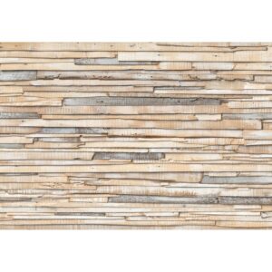 Komar Fototapete Whitewashed Wood Beige 368 x 254 cm 611022