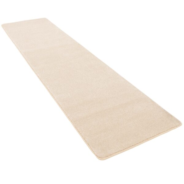 Snapstyle Hochflor Luxus Velours Läufer Teppich Touch Beige 80x320cm