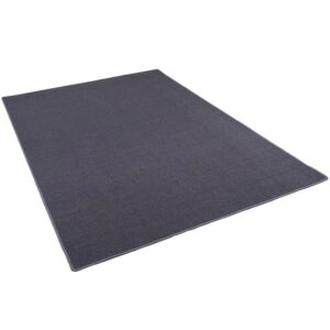 Snapstyle Sisal Natur Teppich Klassisch Blau  100x100 cm