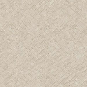 Bricoflor Tapete Geometrisch Gold Beige Ideal für Wohnzimmer und Esszimmer Vliestapete im Art Deco Stil mit Präge Struktur