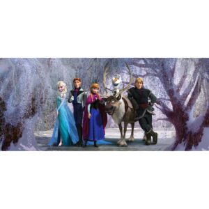 Disney Poster Die Eiskönigin Lila Blau und Beige 202 x 90 cm 600881