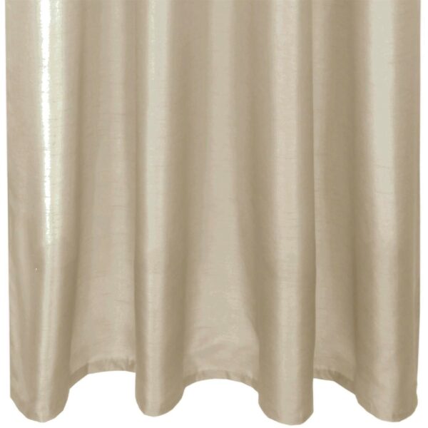 Bestlivings Gardine Blickdicht Taupe 140 cm x 245 cm Band Taupe Hell