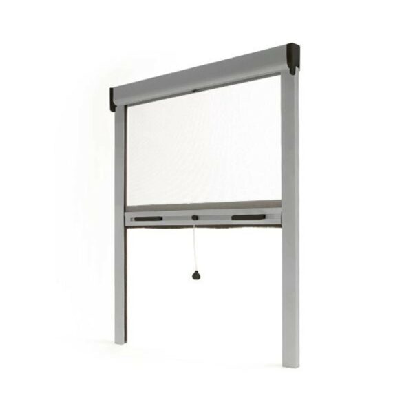 Avosdim Insektenschutzrollo Fenster & Tür Aluminium 150cm x 220cm Grau