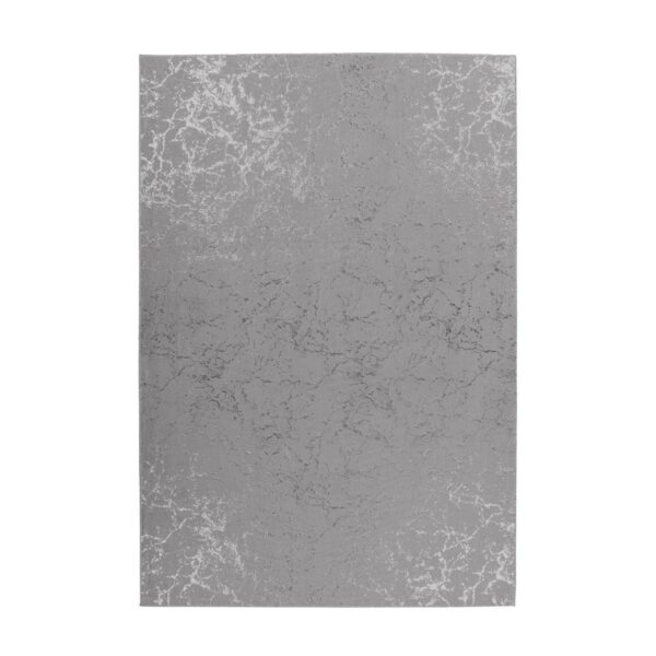 MeGusta Kurzflor Teppich Modern Taupe - Silber 120x170 cm Magdalena