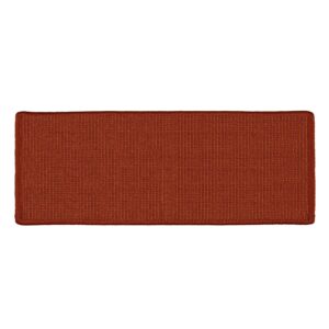 Karat Stufenmatte Sisal Pure Nature Selbstklebend Rot Rechteckig ohne Lippe 23