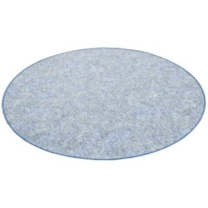 Snapstyle Schlingenteppich Memory Meliert Blau 100cm Rund