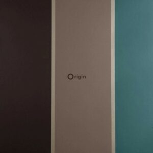 Origin Wallcoverings Tapete Streifen Petrolblau und Braun 52 cm x 10