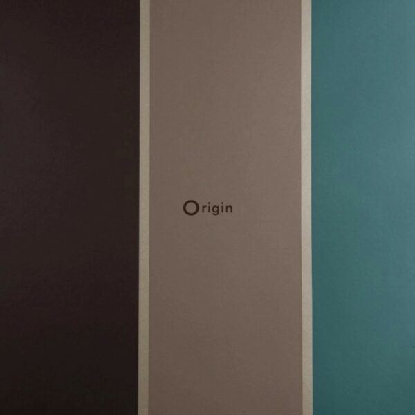 Origin Wallcoverings Tapete Streifen Petrolblau und Braun 52 cm x 10