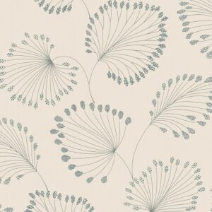 Tadessi Tapete Bäume Blätter Salvatore M1 No 2367 Vliestapete Blau Floral Natur Beige