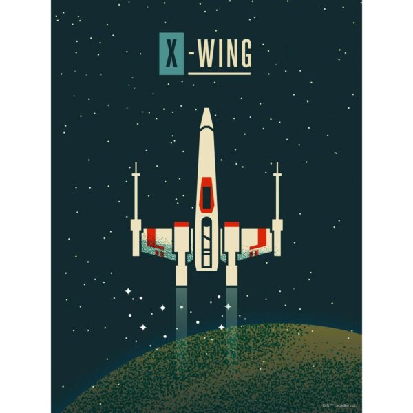 Disney Poster Star Wars X-Wing Dunkelblau 30 cm x 40 cm 612858