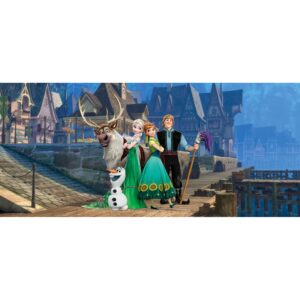 Disney Poster Die Eiskönigin Blau Grün und Braun 202 x 90 cm 600885