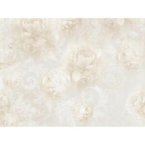 Sanders & Sanders Fototapete Blumen Hellbeige 360 x 270 cm 600513