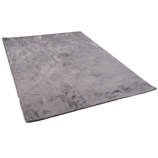 Pergamon Luxus Super Soft Fellteppich Plush Grau 90x160cm