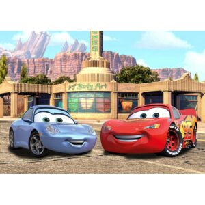 Disney Fototapete Cars Rot Blau und Beige 360 x 254 cm 600353